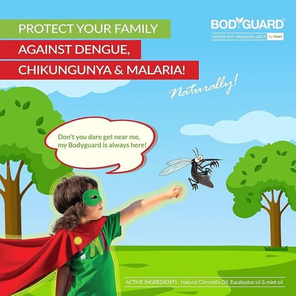 Bodyguard Premium Natural Anti Mosquito Repellent Patches (1 X 24 Patches) - Image 2