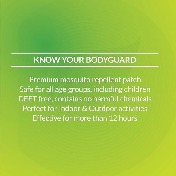 Bodyguard Premium Natural Anti Mosquito Repellent Patches (1 X 24 Patches) - Image 5